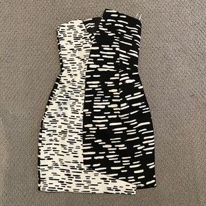 Cameo asymmetrical strapless dress size small